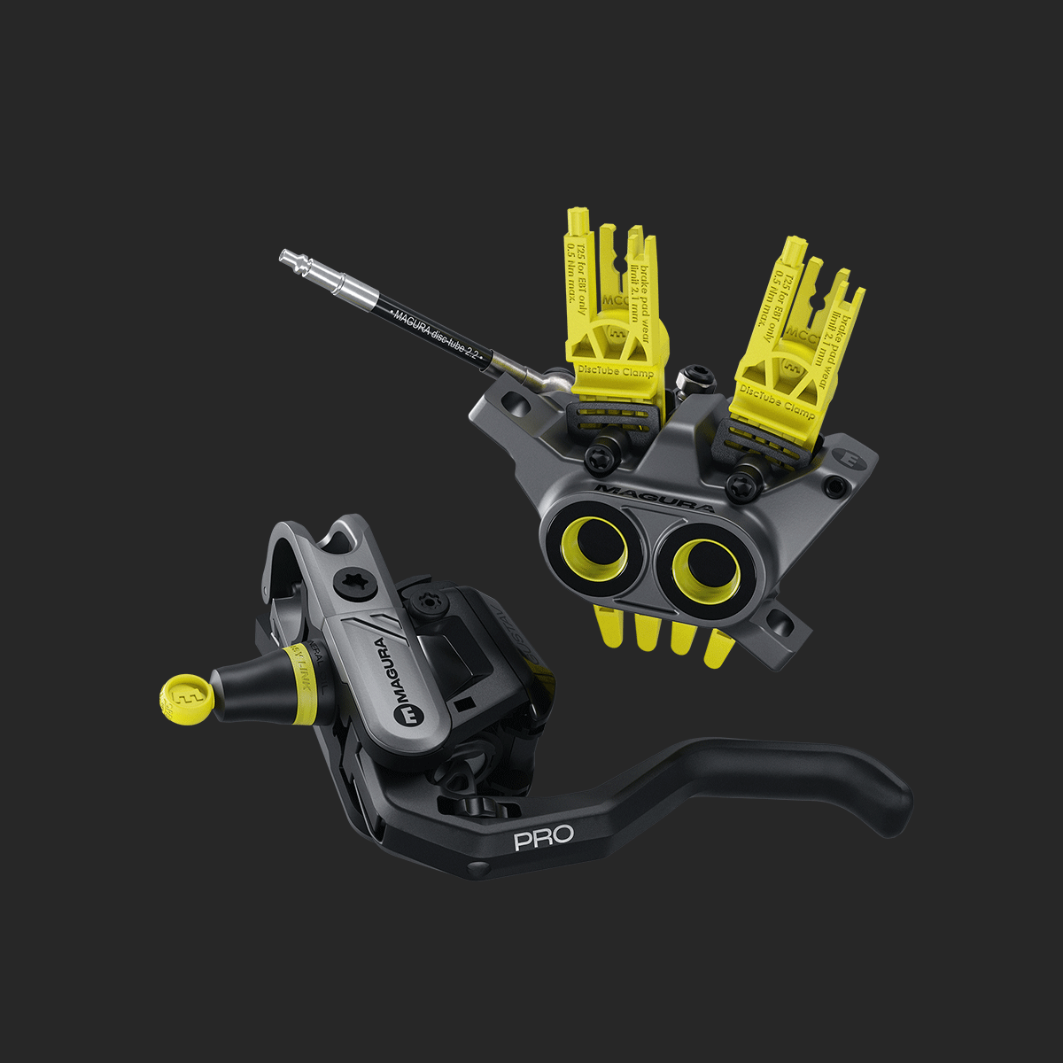 MAGURA Gustav Pro with prefilled calipers and levers.