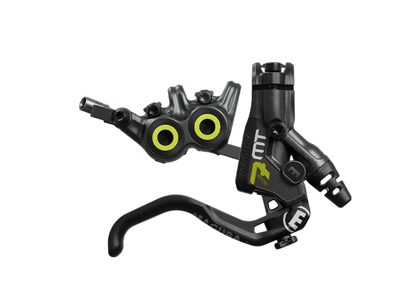 MAGURA MT7 Pro brake lever with 4-piston caliper.